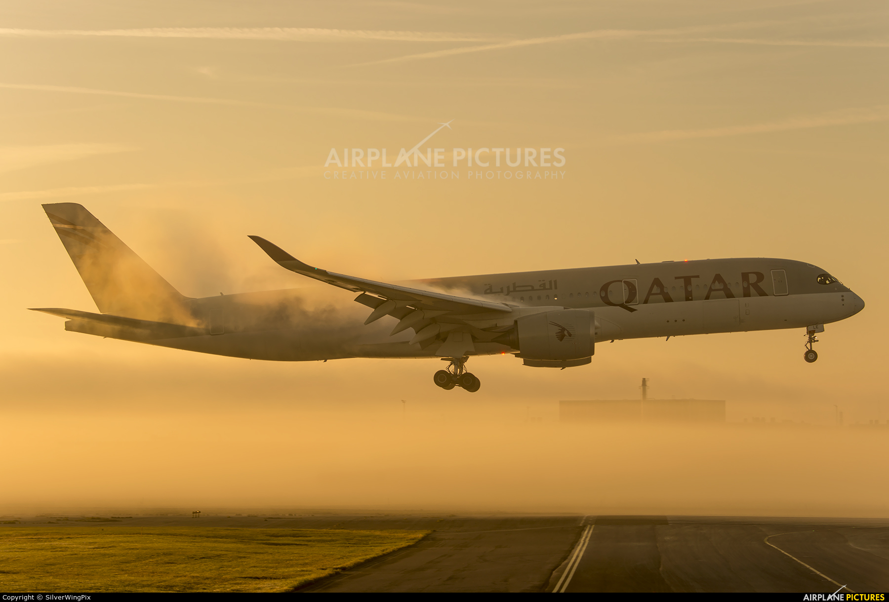 Qatar Airways A7-ALE aircraft at Copenhagen Kastrup
