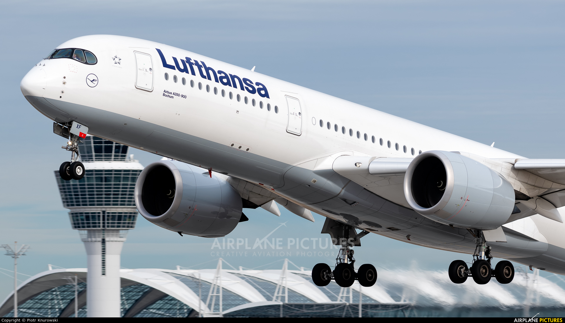 Lufthansa D-AIXF aircraft at Munich