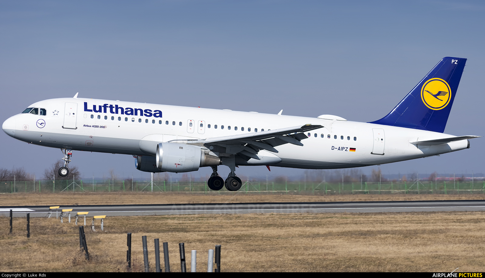 Lufthansa D-AIPZ aircraft at Bucharest - Henri Coandă