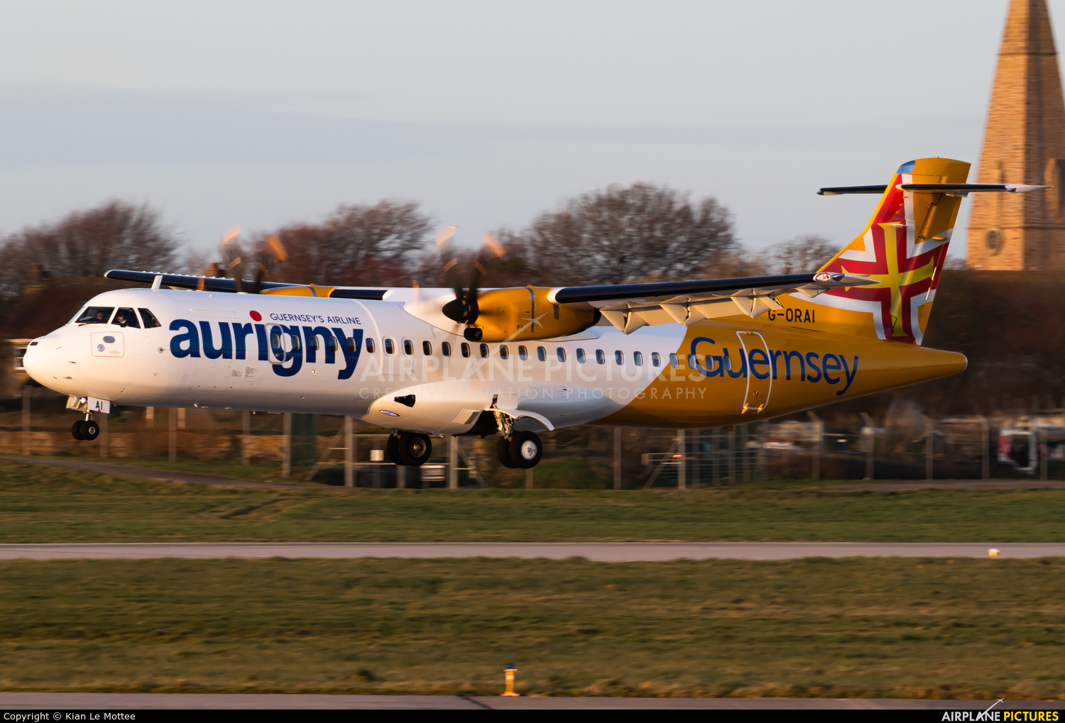 Aurigny Air Services G-ORAI aircraft at Jersey