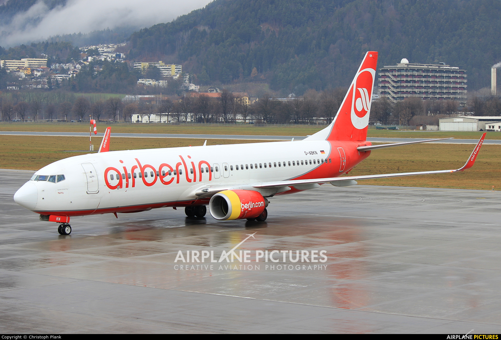 Eurowings D-ABKN aircraft at Innsbruck