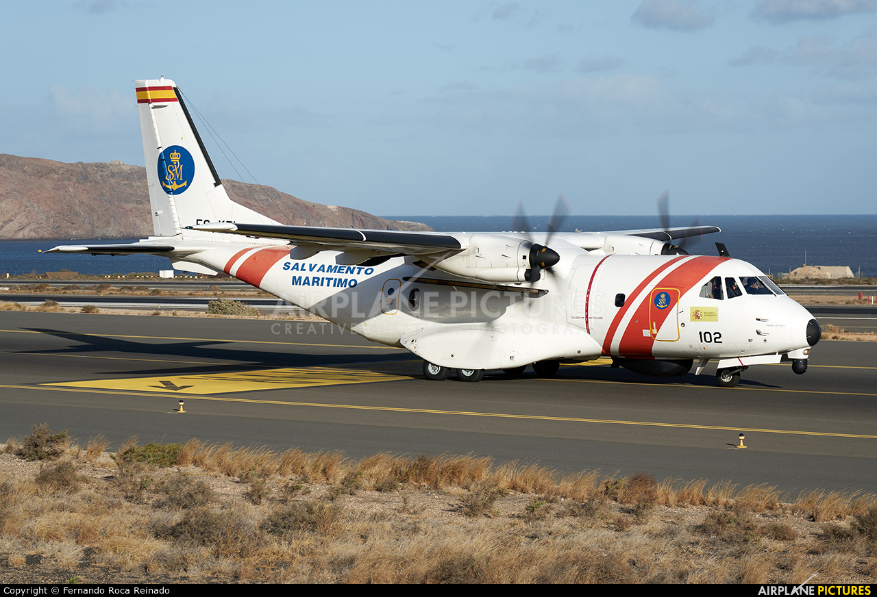 Spain - Coast Guard EC-KEL aircraft at Aeropuerto de Gran Canaria
