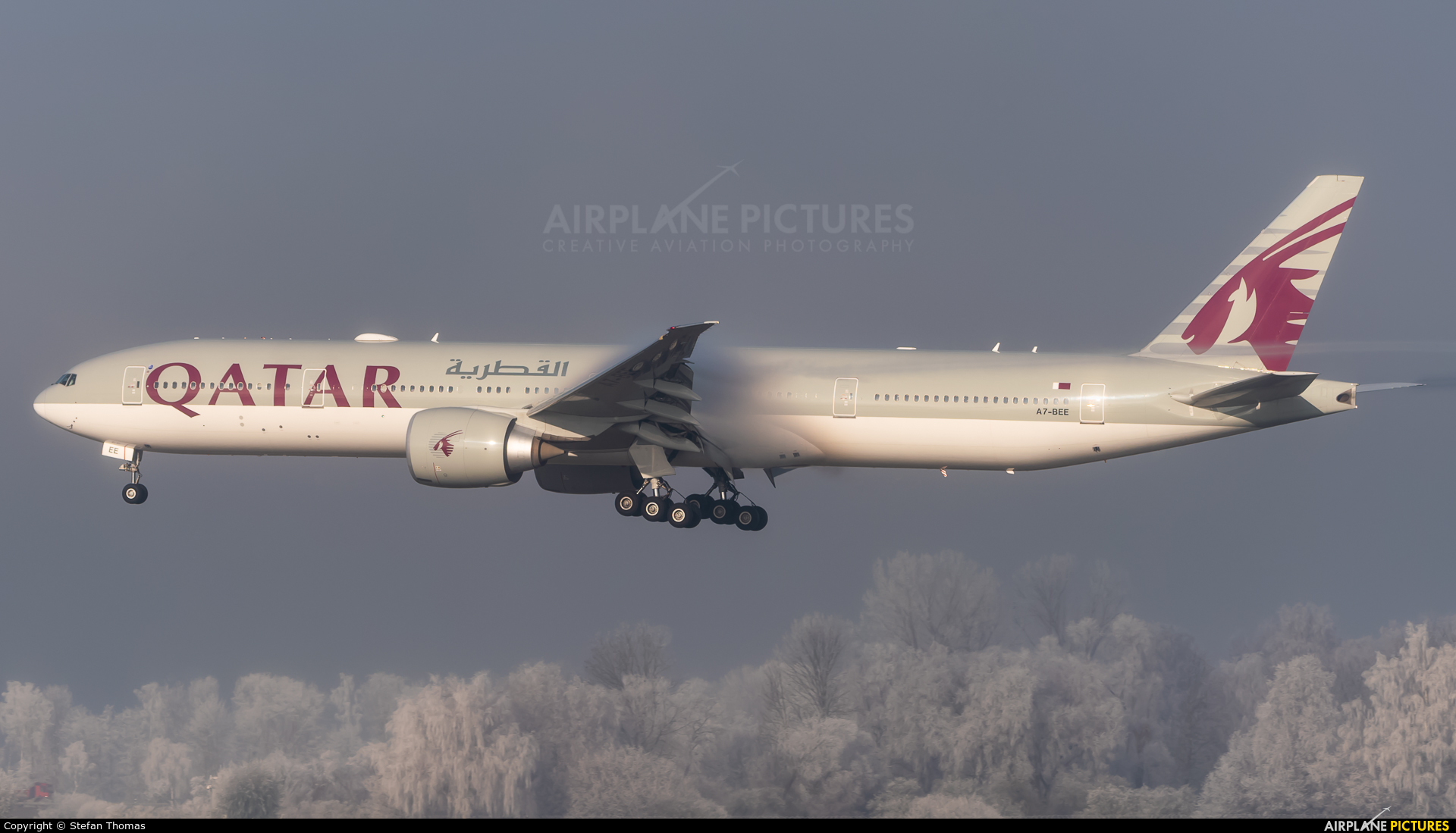 Qatar Airways A7-BEE aircraft at Munich