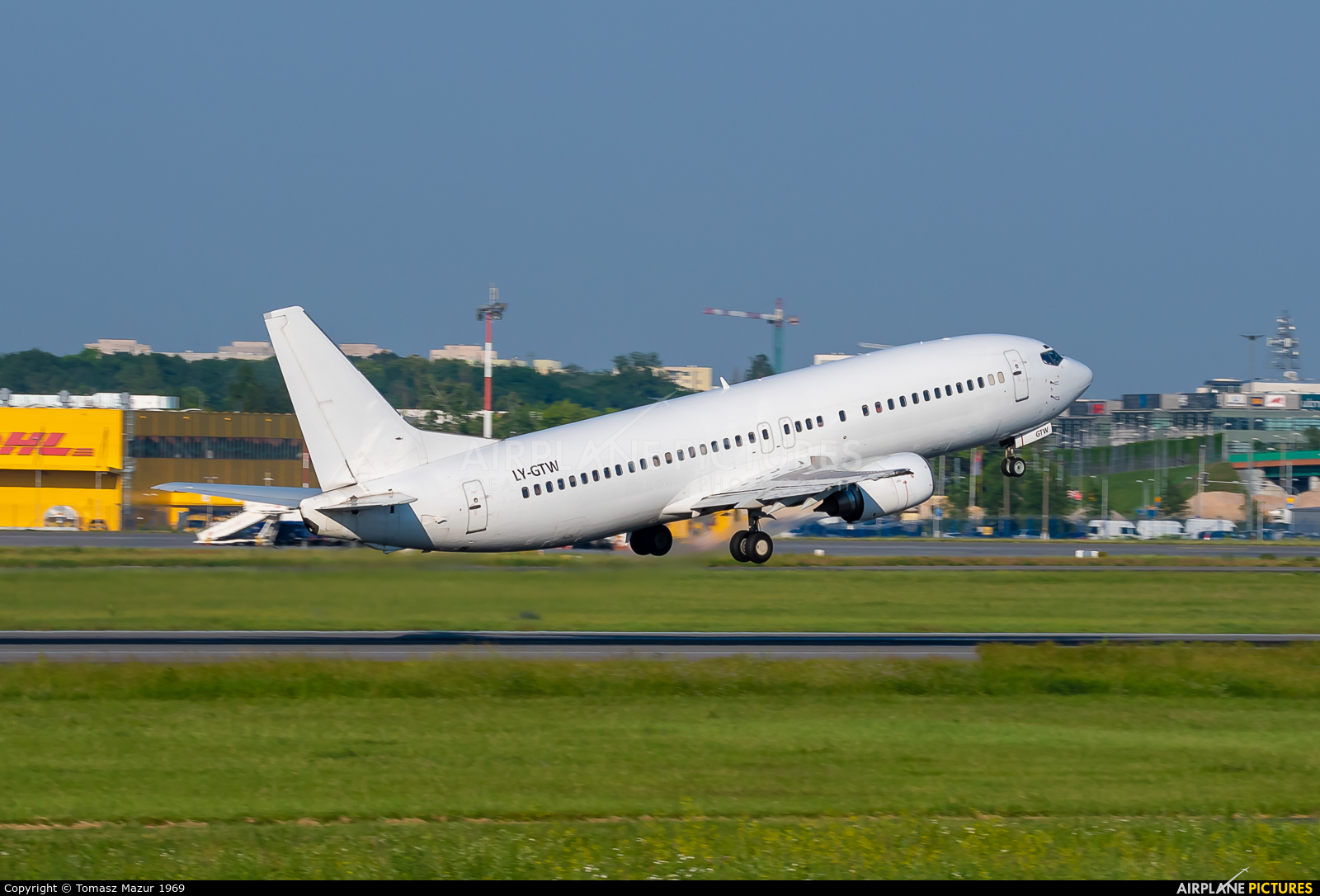 GetJet LY-GTW aircraft at Warsaw - Frederic Chopin