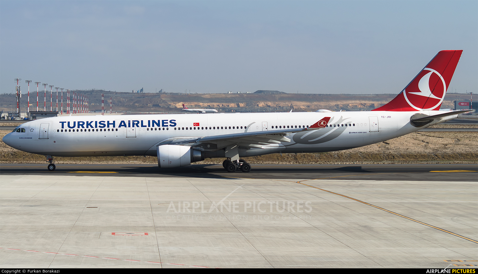 Turkish Airlines TC-JOI aircraft at İstanbul New Airport