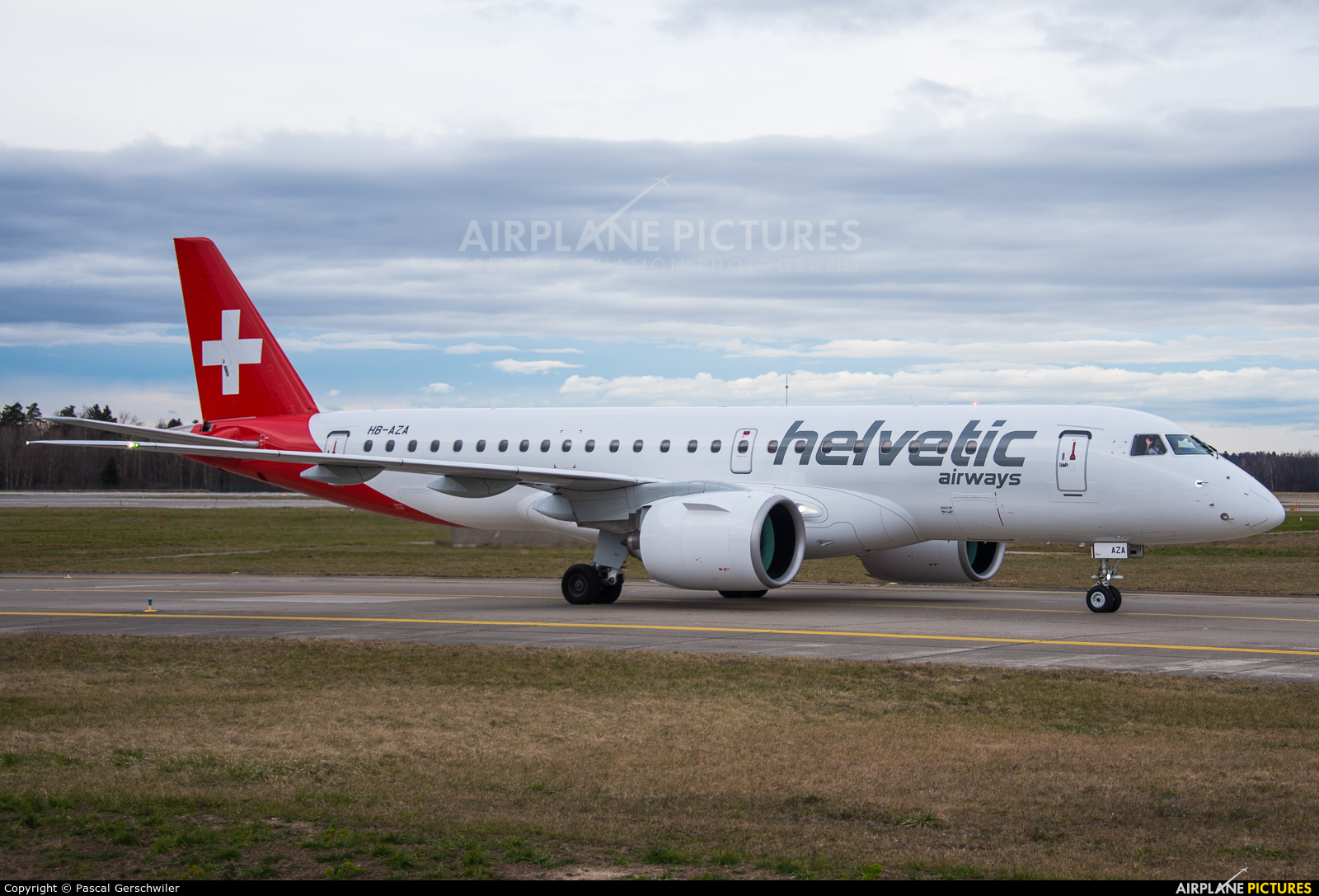 Helvetic Airways HB-AZA aircraft at Zurich