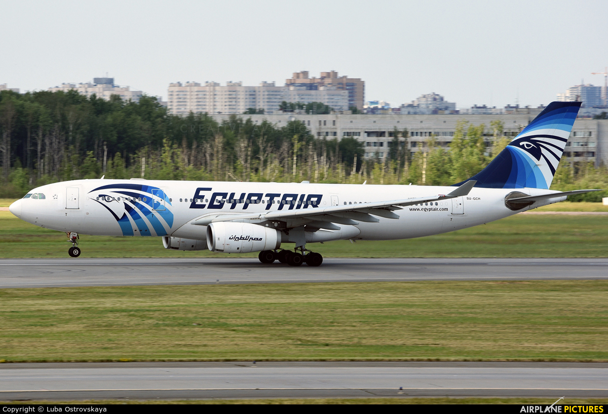 Egyptair SU-GCH aircraft at St. Petersburg - Pulkovo