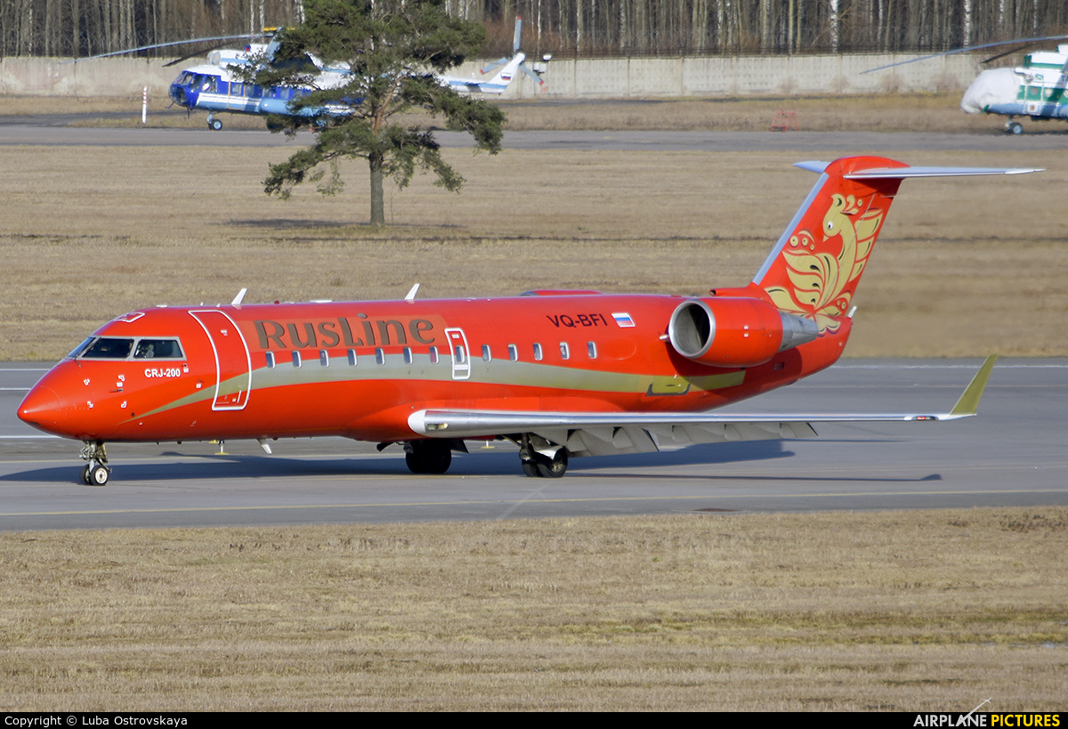 Rusline VQ-BFI aircraft at St. Petersburg - Pulkovo
