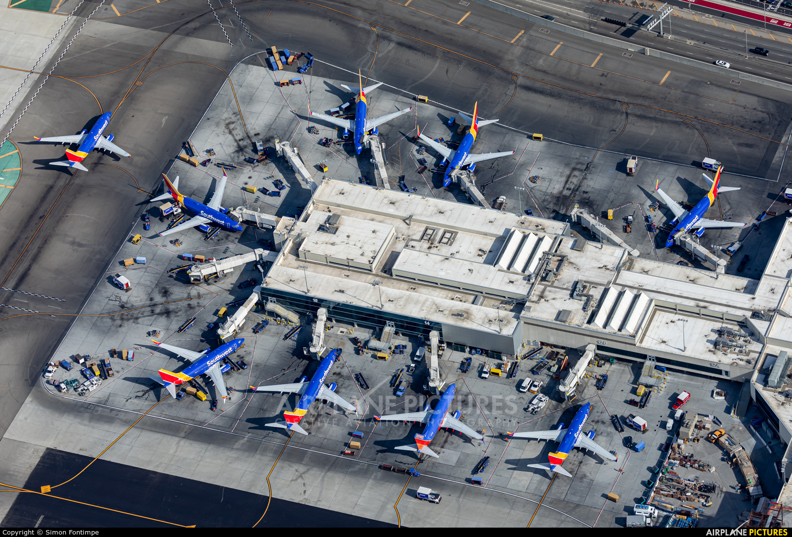 southwest airlines airport map
