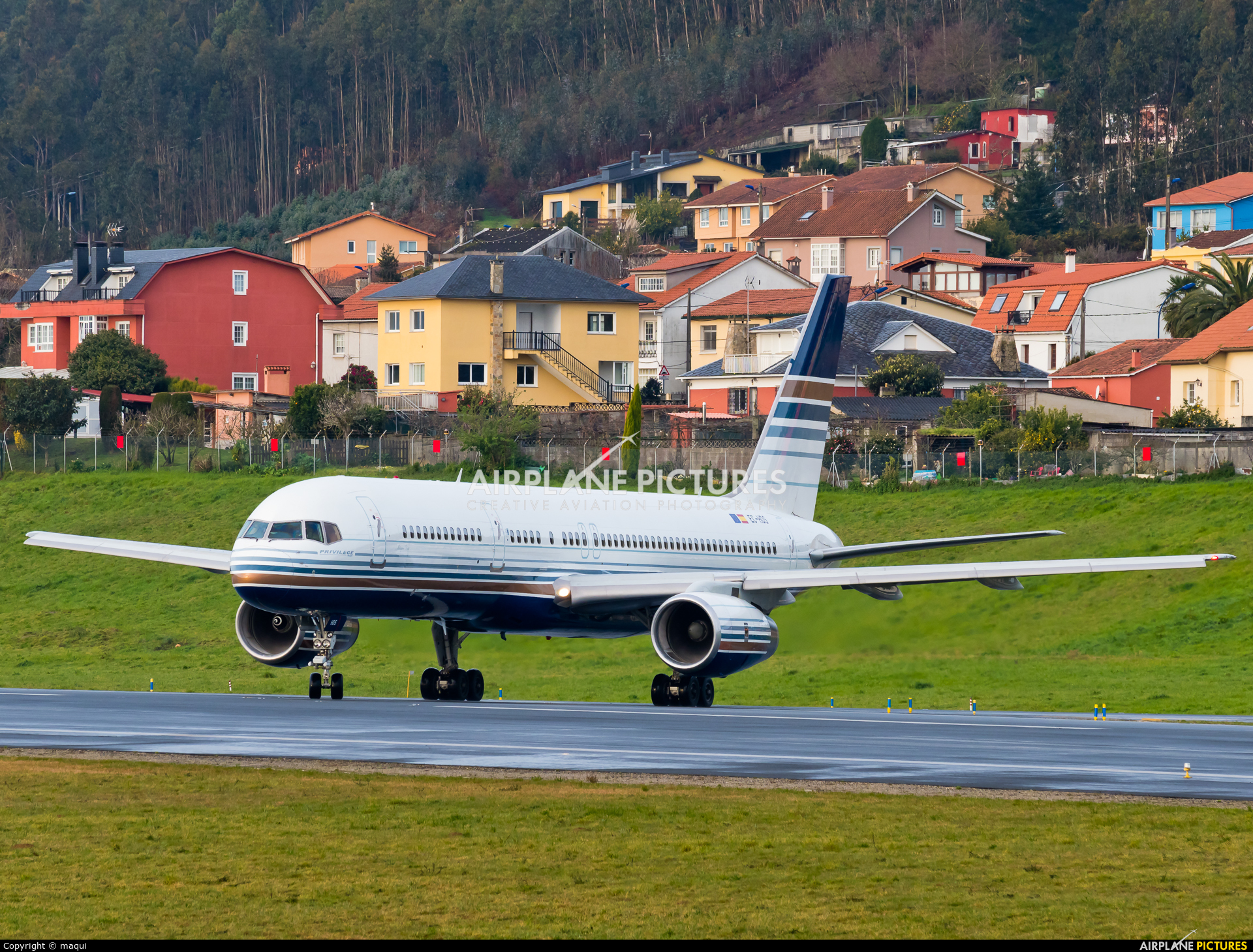 Privilege Style EC-HDS aircraft at La Coruña