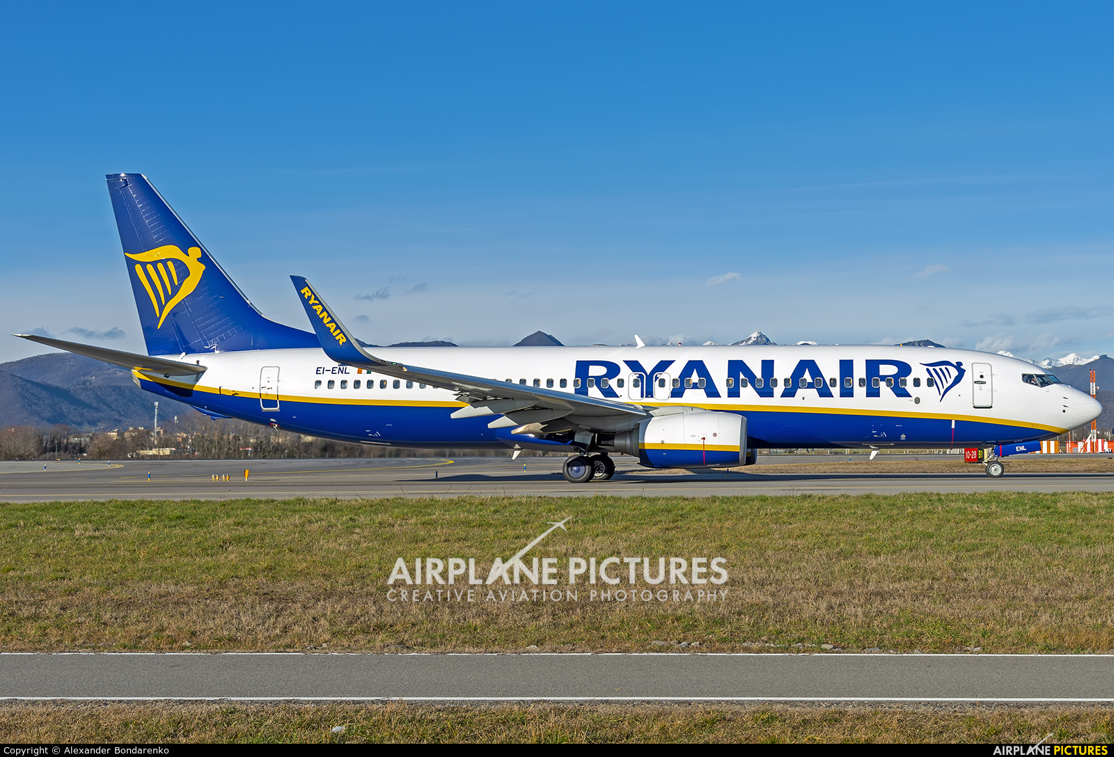 Ryanair EI-ENL aircraft at Bergamo - Orio al Serio