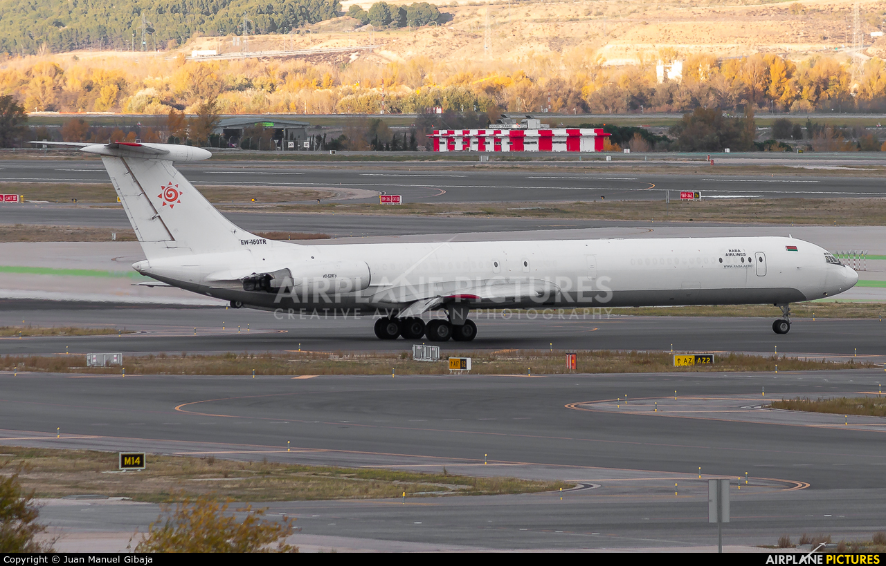 Rada Airlines EW-450TR aircraft at Madrid - Barajas