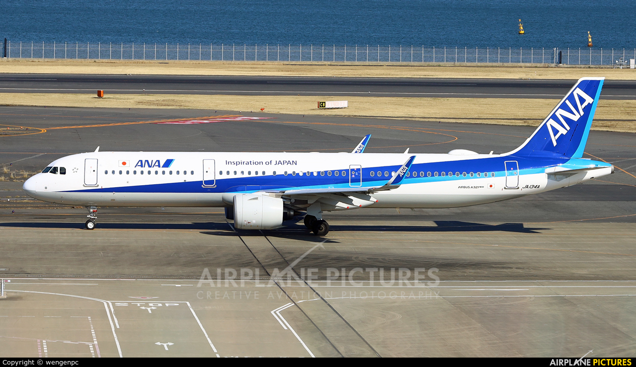 ANA - All Nippon Airways JA134A aircraft at Tokyo - Haneda Intl