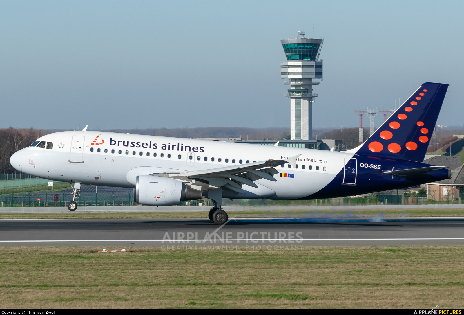 Brussels Airlines OO-SSE aircraft at Brussels - Zaventem