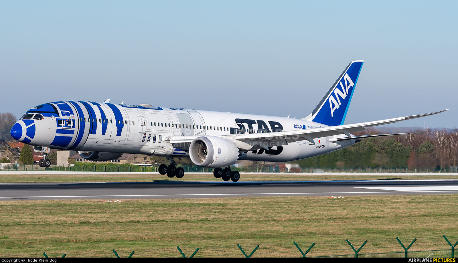 ANA - All Nippon Airways JA873A aircraft at Brussels - Zaventem