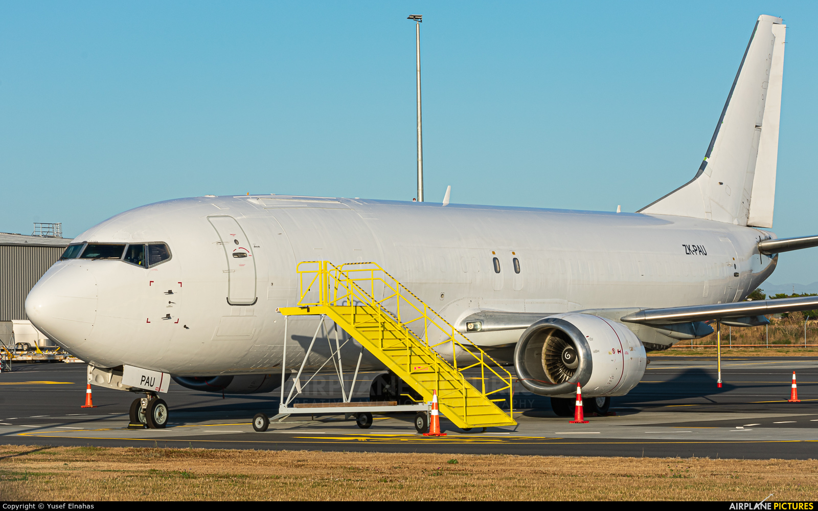 Airwork ZK-PAU aircraft at Christchurch Intl