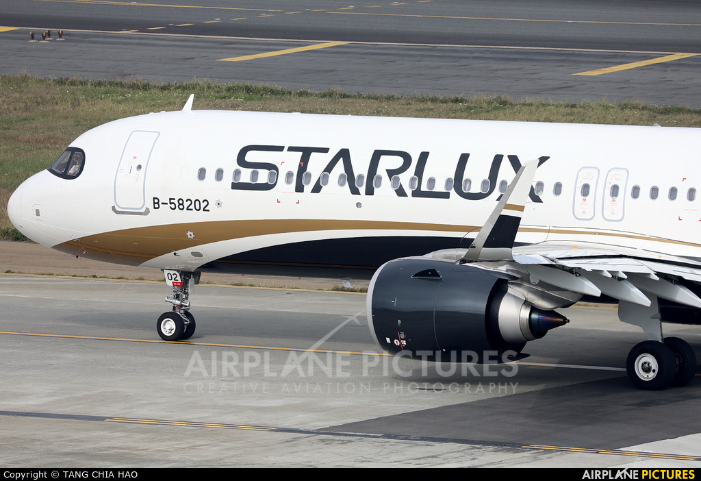 Starlux Airlines B-58202 aircraft at Taipei - Taoyuan Intl