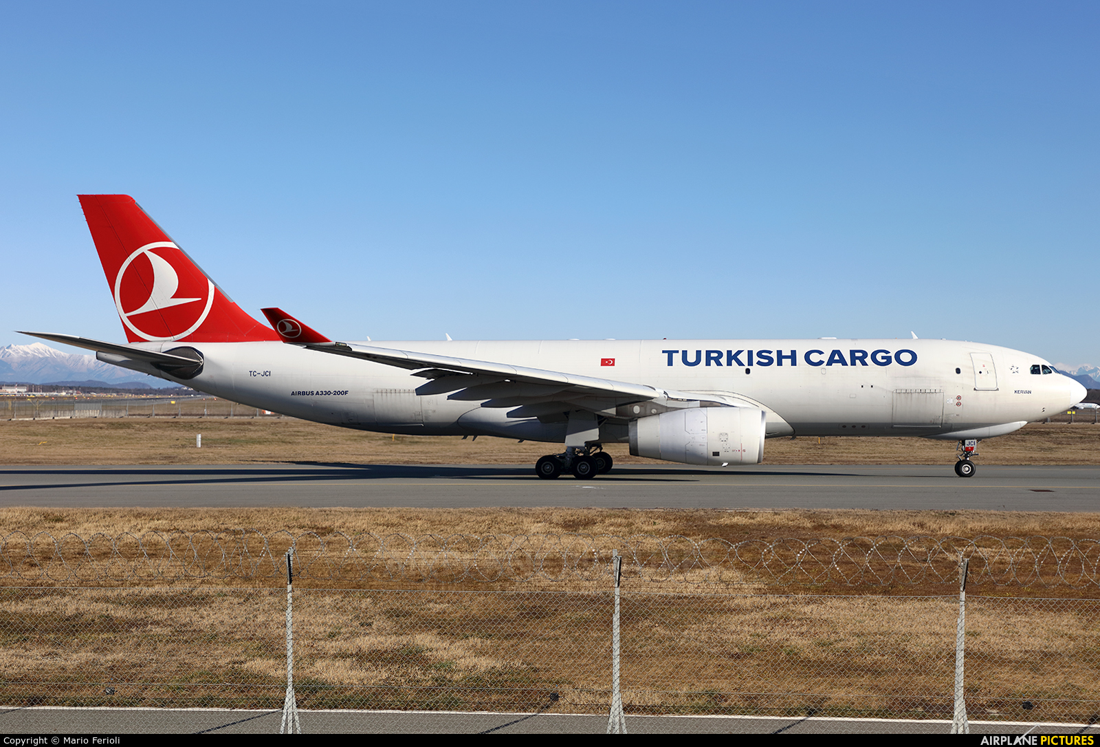 Turkish Cargo TC-JCI aircraft at Milan - Malpensa