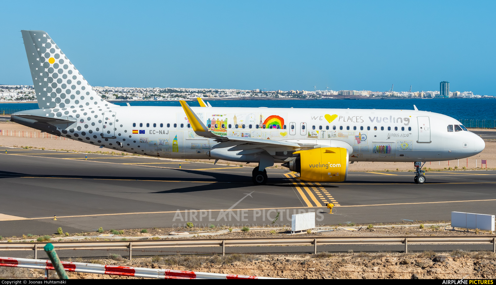 Vueling Airlines EC-NAJ aircraft at Lanzarote - Arrecife