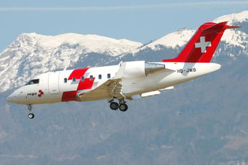 HB-JWB - REGA Swiss Air Ambulance  Bombardier Challenger 650