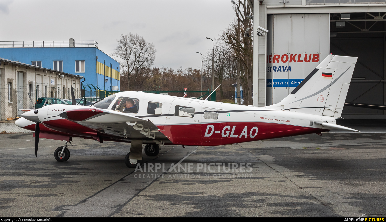 Private D-GLAO aircraft at Ostrava Mošnov