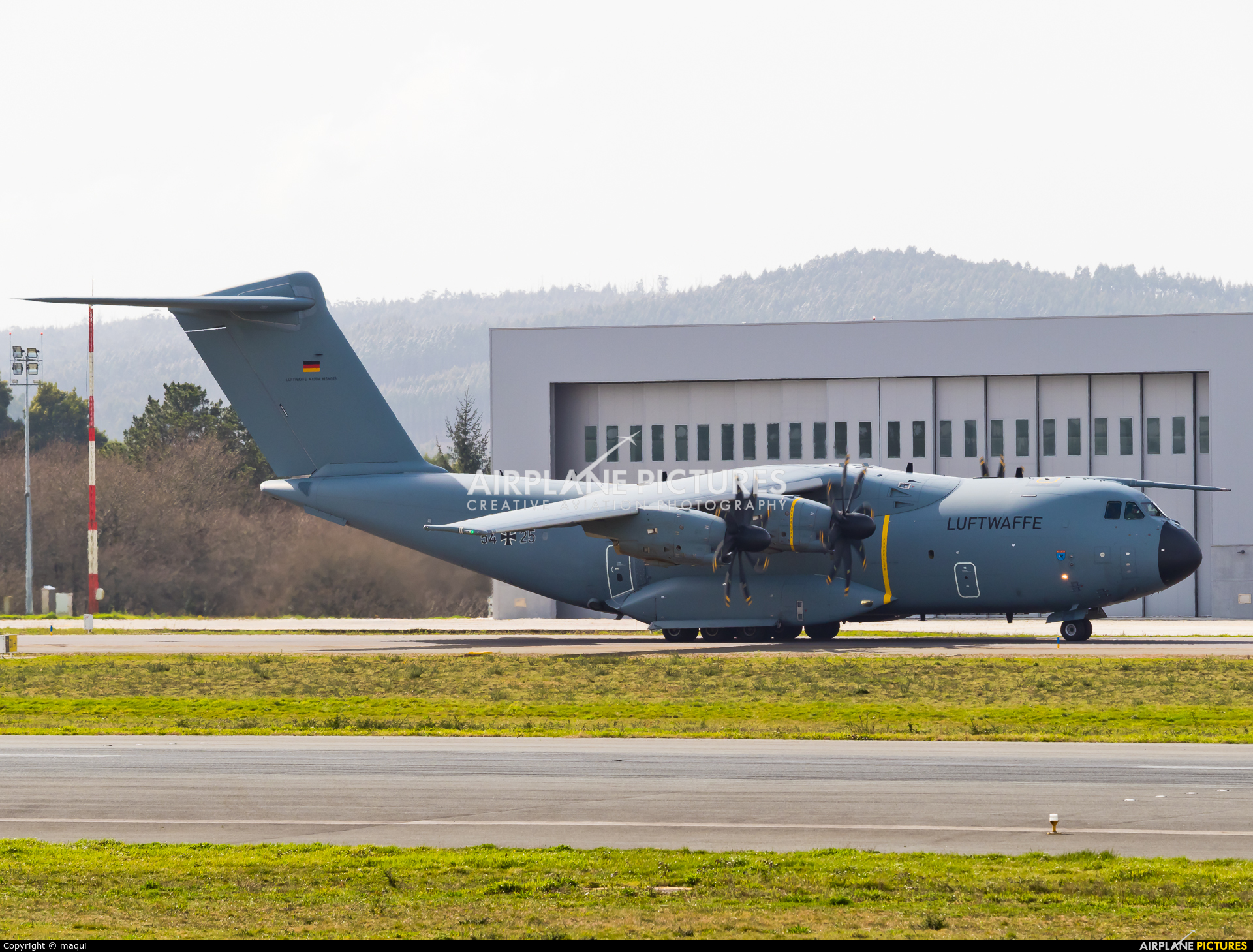 Germany - Air Force 54+25 aircraft at Santiago de Compostela