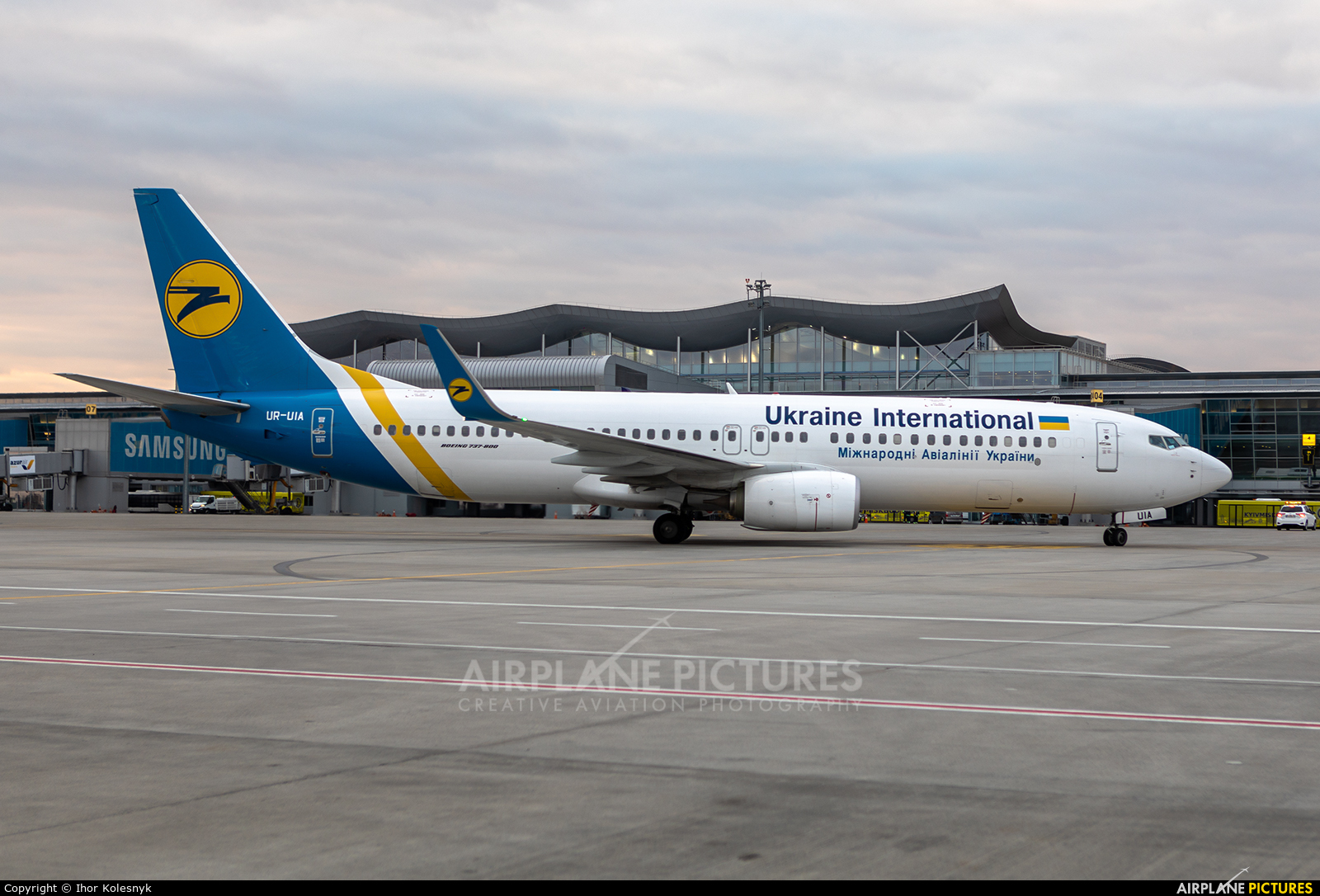 Ukraine International Airlines UR-UIA aircraft at Kyiv - Borispol