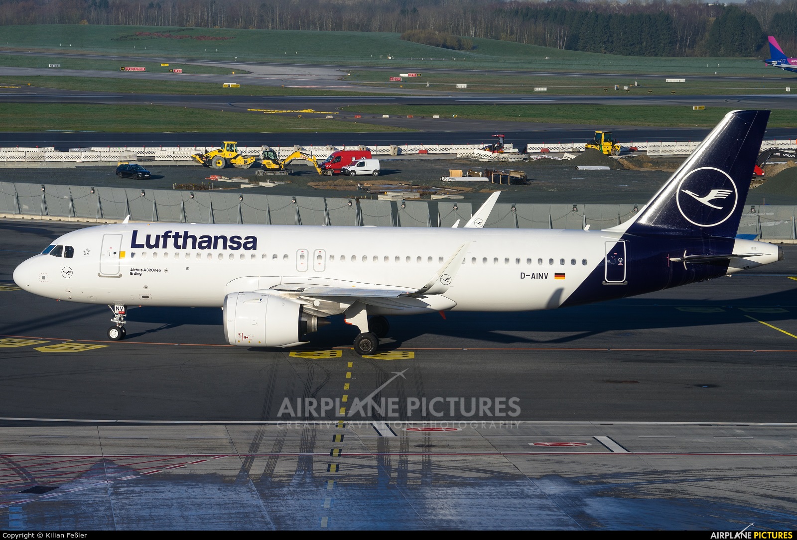 Lufthansa D-AINV aircraft at Hamburg - Fuhlsbüttel