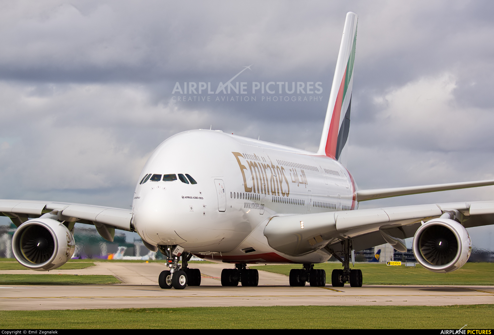 Emirates Airlines A6-EEE aircraft at Manchester