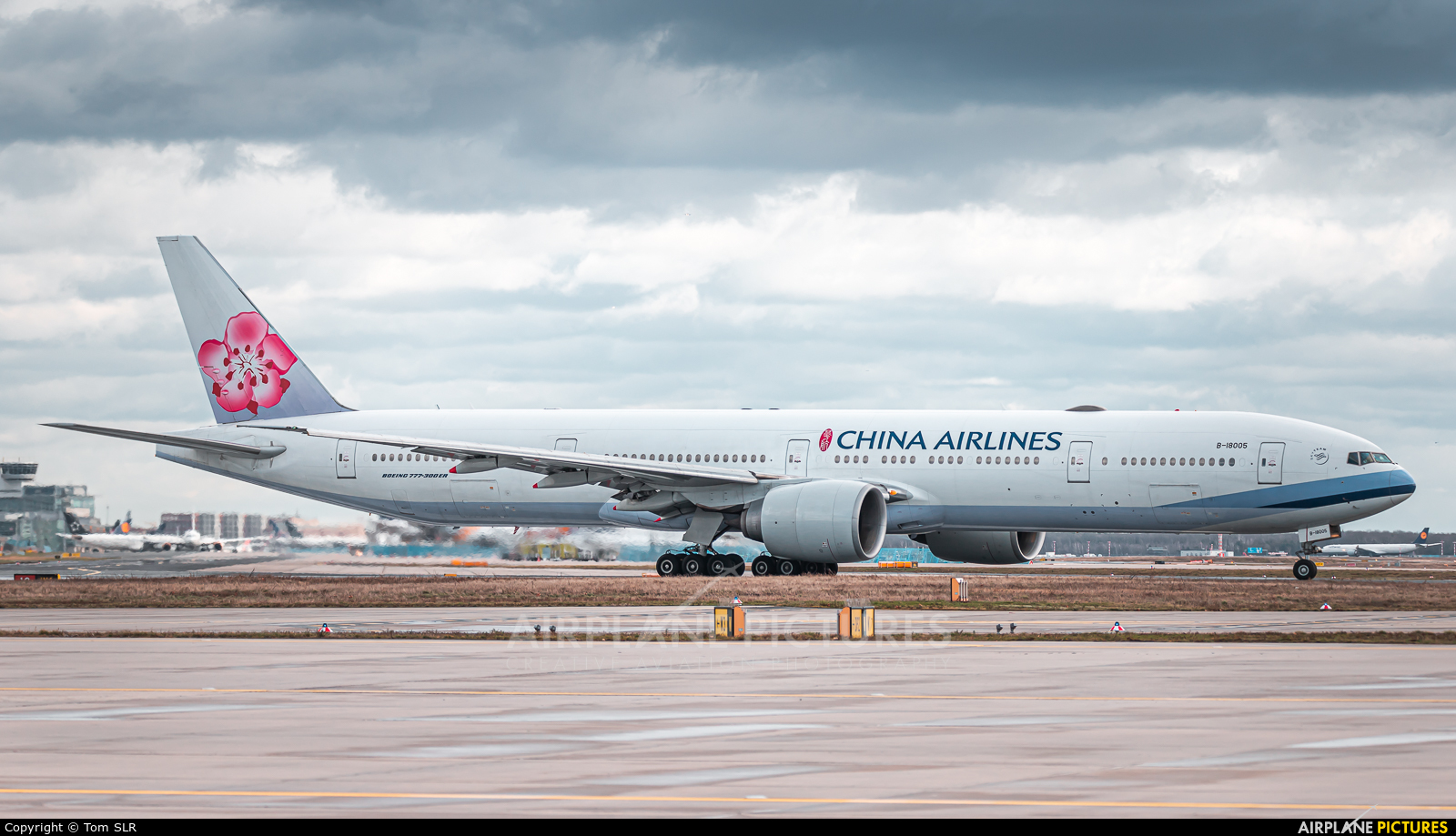 China Airlines B-18005 aircraft at Frankfurt