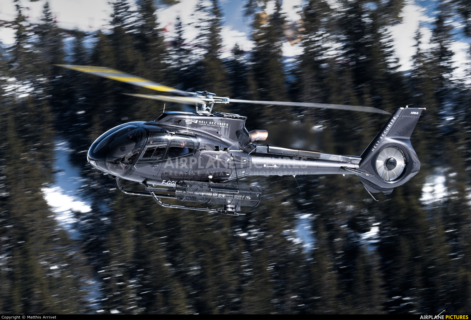 Heli Securite Helicopter Airline F-GGUN aircraft at Courchevel