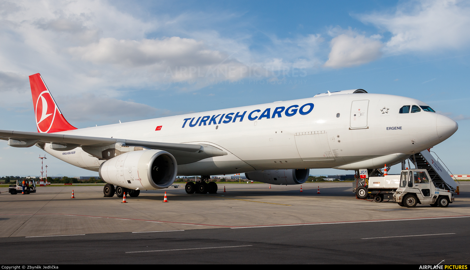 Turkish Cargo TC-JOY aircraft at Prague - Václav Havel