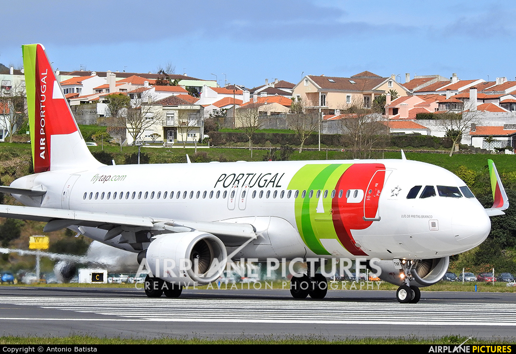 TAP Portugal CS-TNR aircraft at Azores - Ponta Delgada