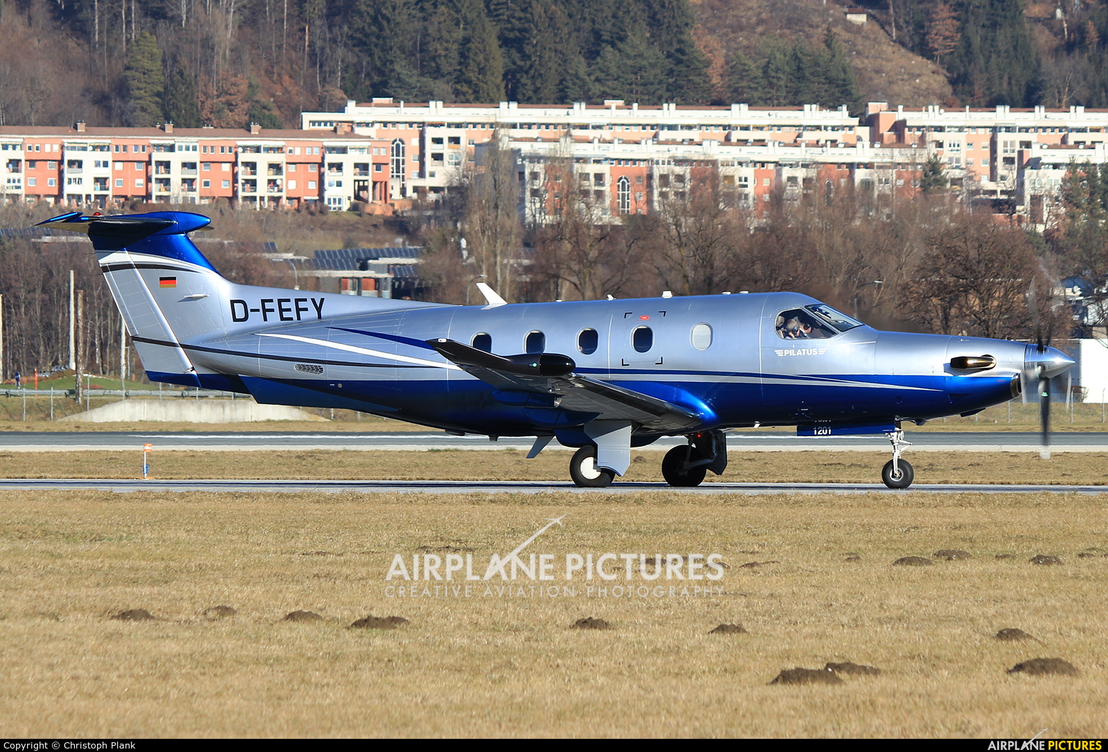 Private D-FEFY aircraft at Innsbruck