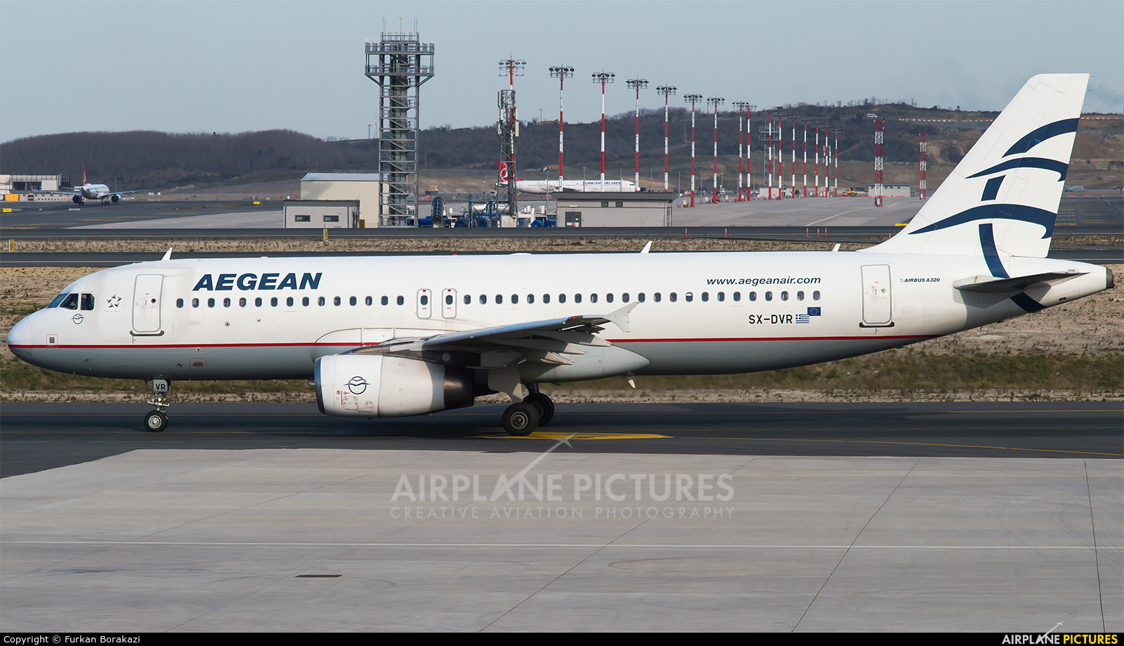 Aegean Airlines SX-DVR aircraft at İstanbul New Airport