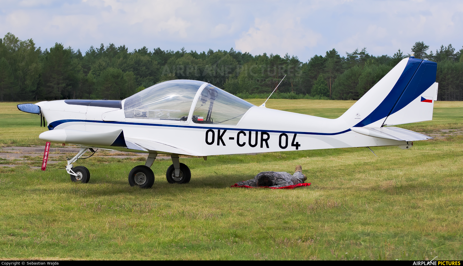 Private OK-CUR 04 aircraft at Borne Sulinowo