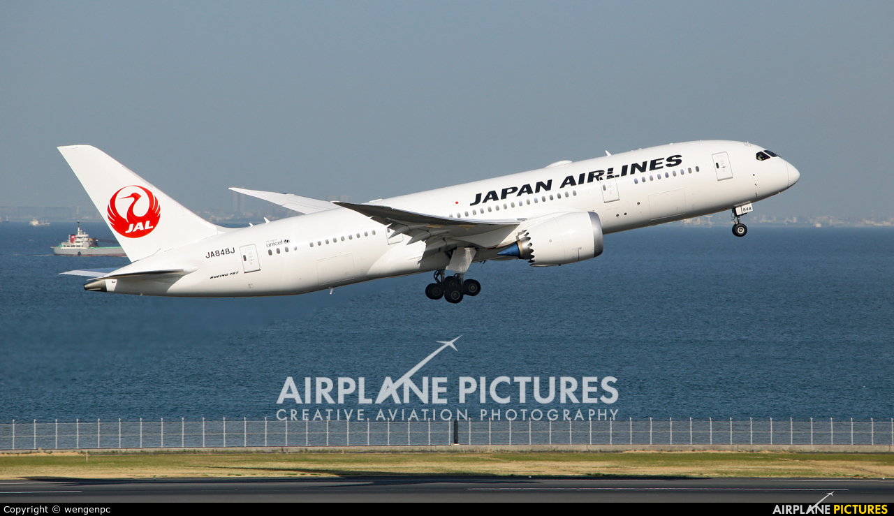 JAL - Japan Airlines JA848J aircraft at Tokyo - Haneda Intl