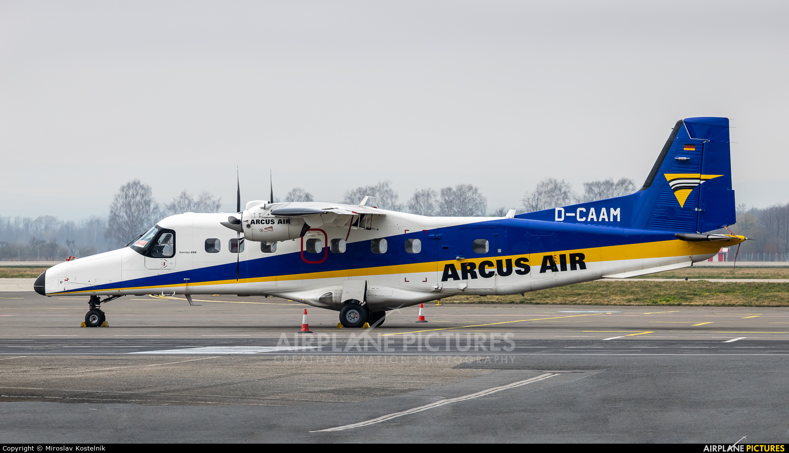 Arcus Air D-CAAM aircraft at Ostrava Mošnov