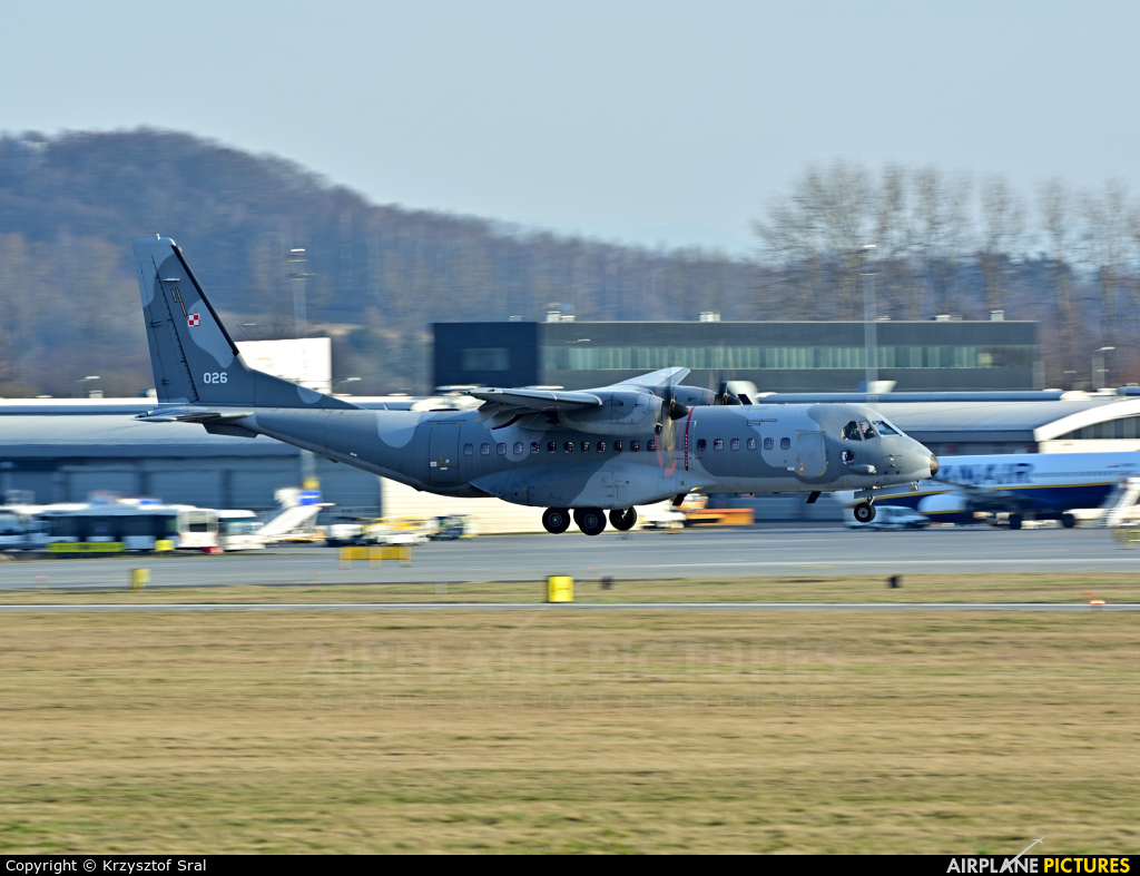 Poland - Air Force 026 aircraft at Kraków - John Paul II Intl