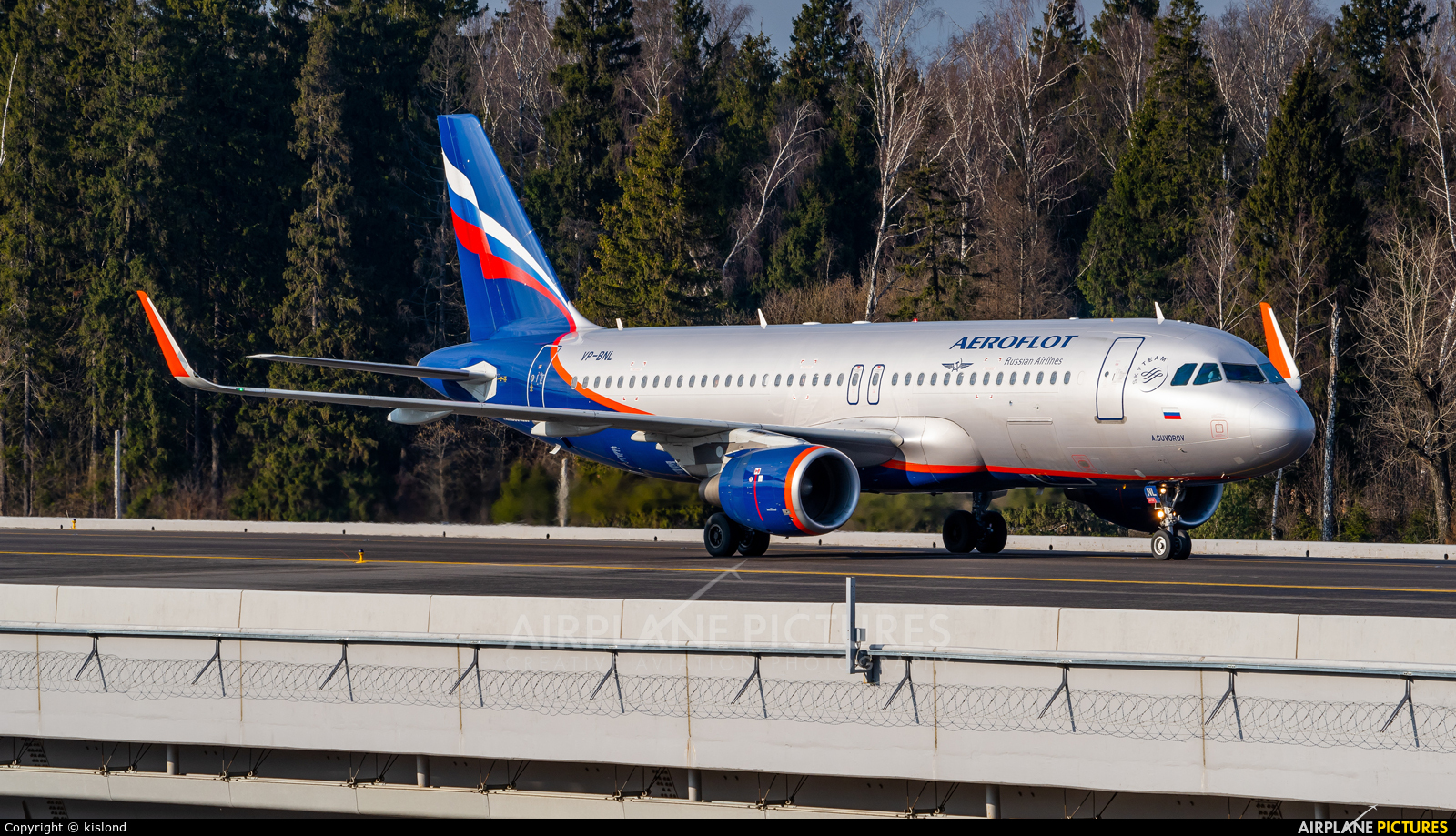 Aeroflot VP-BNL aircraft at Moscow - Sheremetyevo