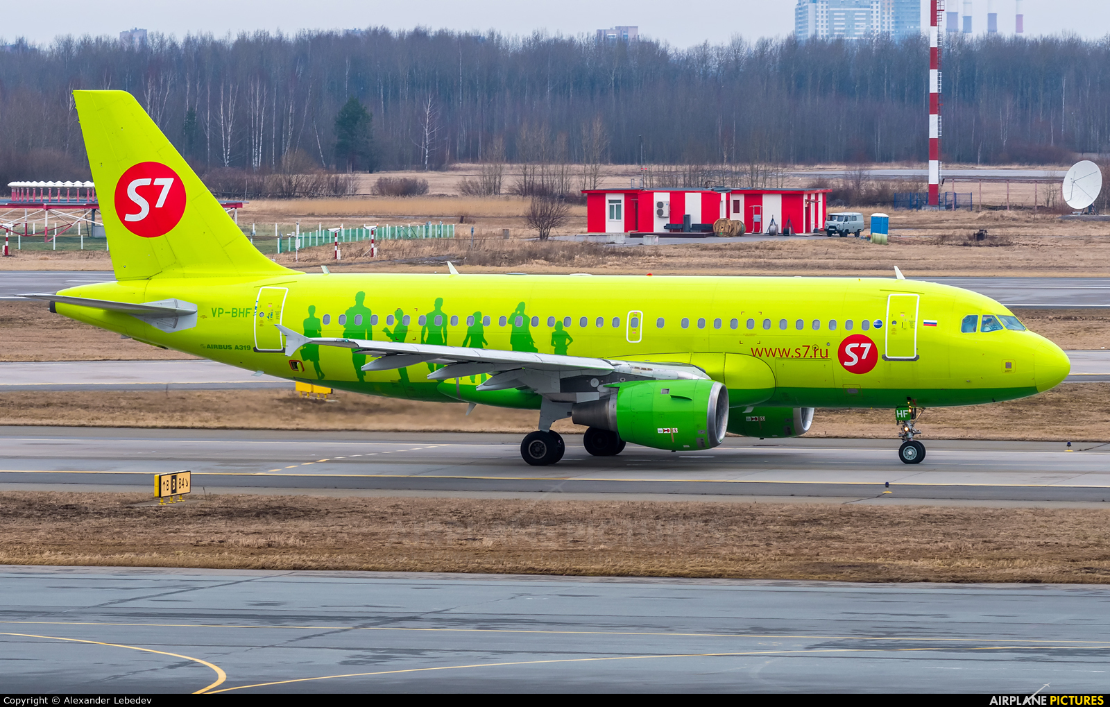 S7 Airlines VP-BHF aircraft at St. Petersburg - Pulkovo