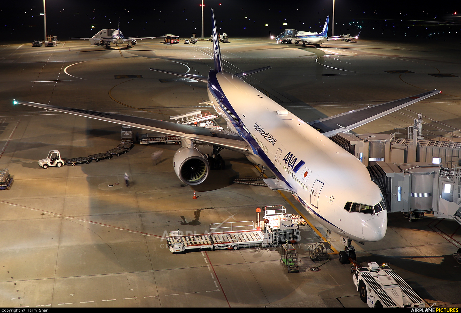 ANA - All Nippon Airways JA754A aircraft at Tokyo - Haneda Intl