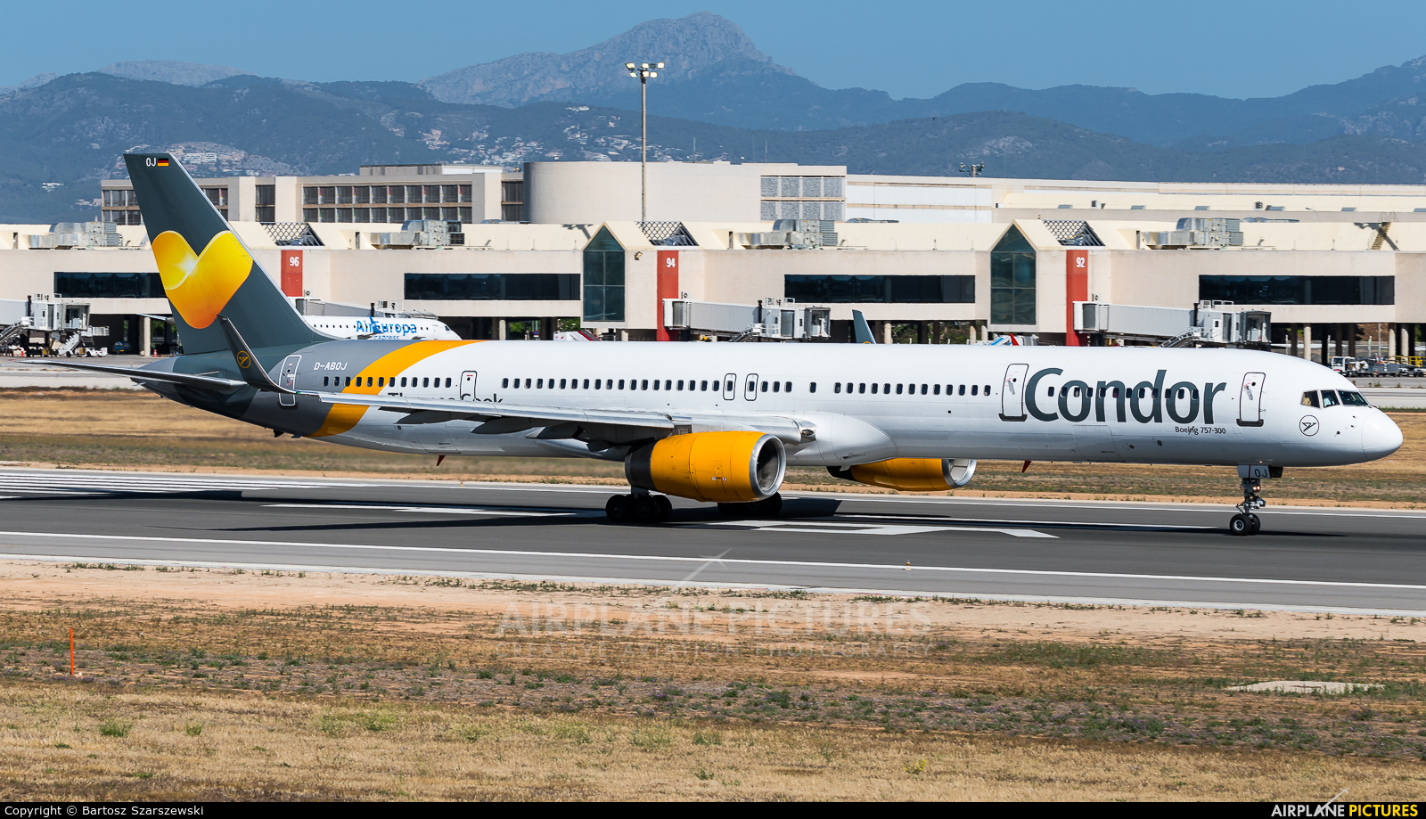 Condor D-ABOJ aircraft at Palma de Mallorca