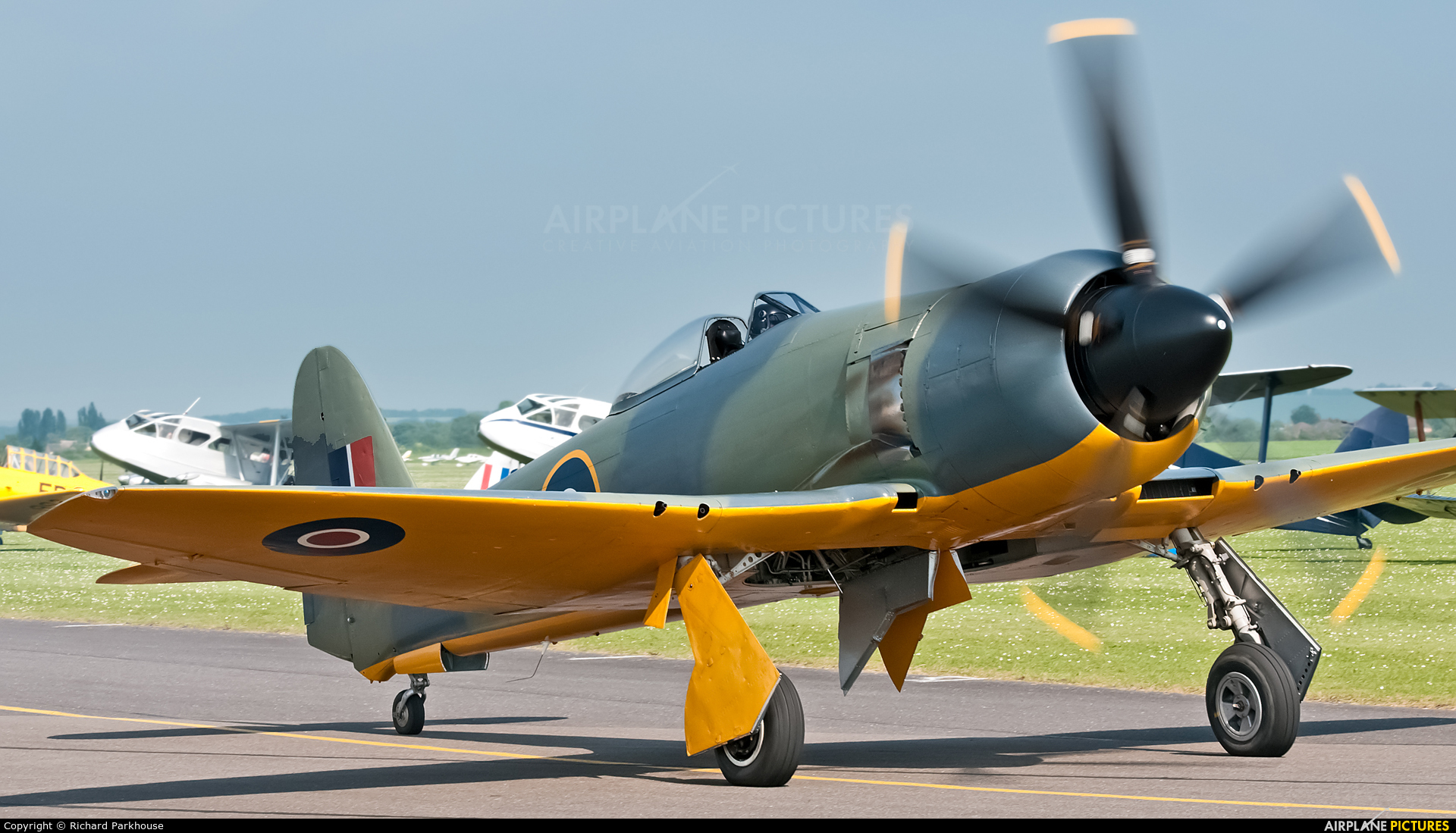 Private G-CBEL aircraft at Duxford