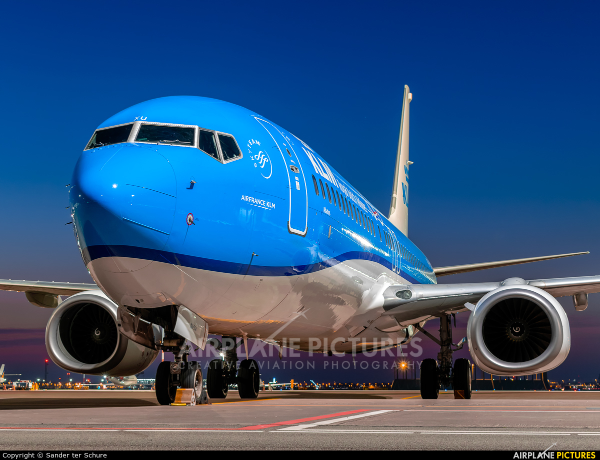 KLM PH-BXU aircraft at Amsterdam - Schiphol