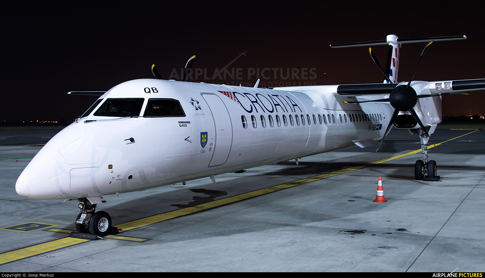 Croatia Airlines 9A-CQB aircraft at Zagreb