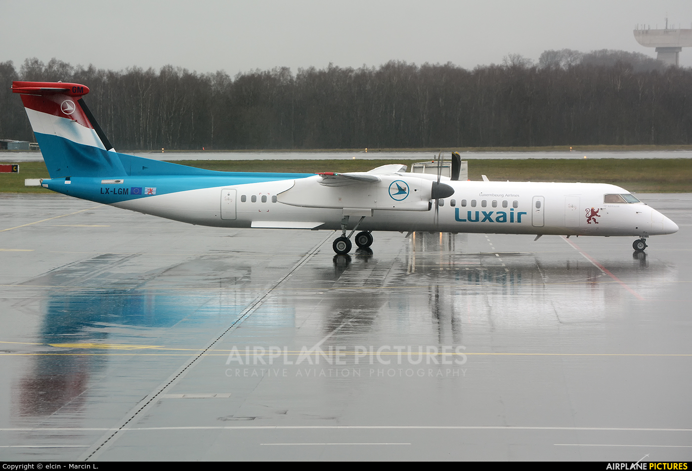 Luxair LX-LGM aircraft at Luxembourg - Findel