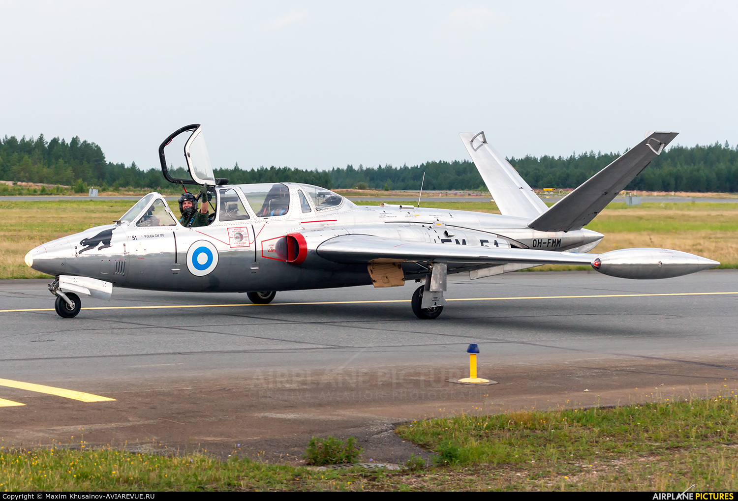 Private OH-FMM aircraft at Oulu