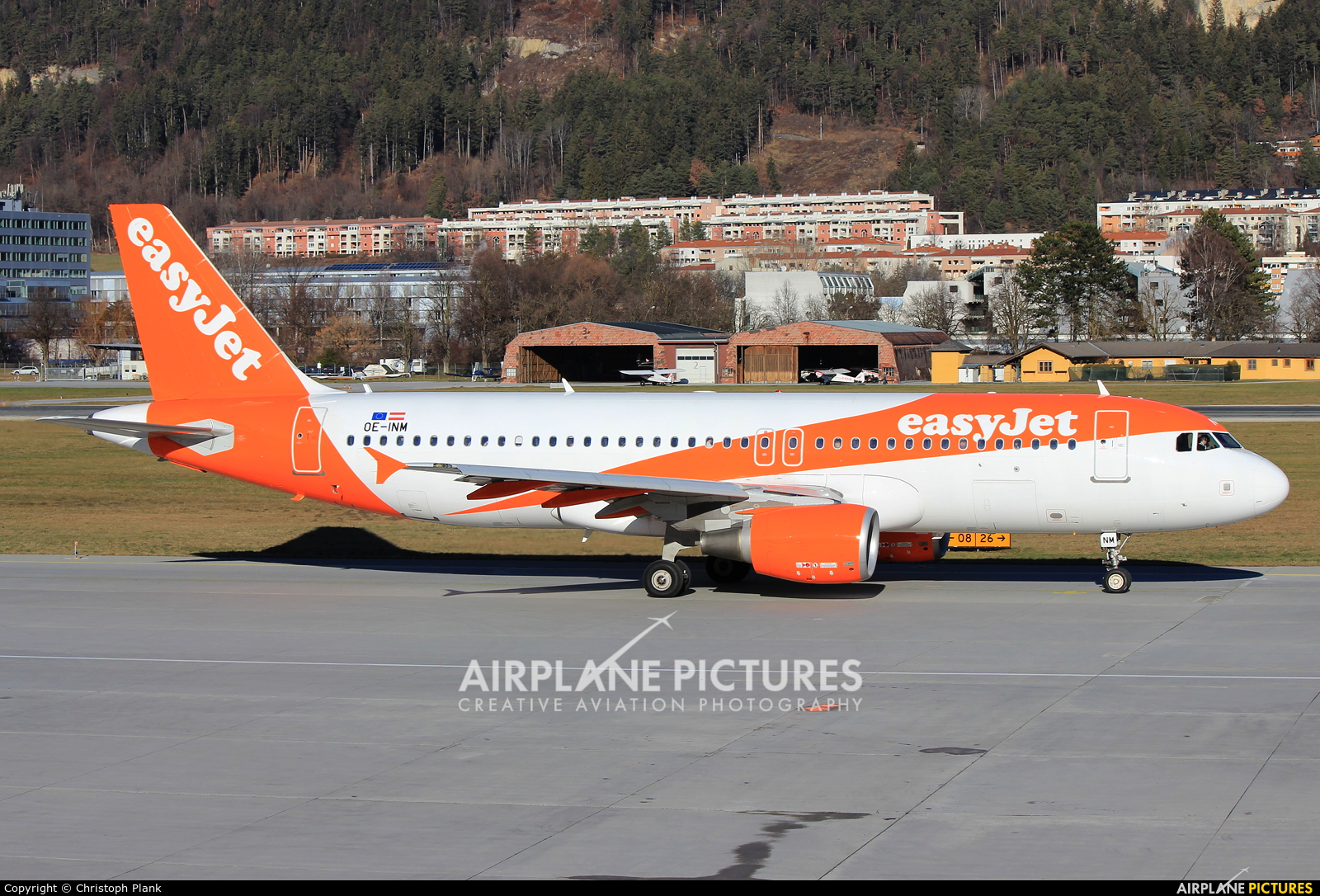 easyJet Europe OE-INM aircraft at Innsbruck