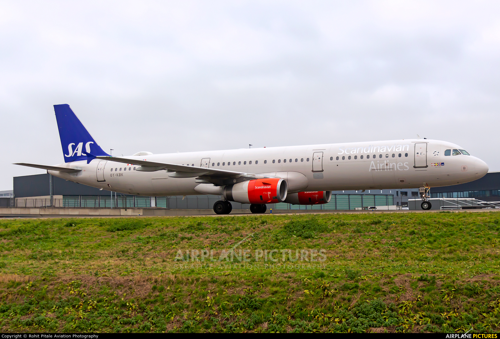SAS - Scandinavian Airlines OY-KBK aircraft at Amsterdam - Schiphol